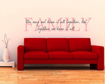  Family Quotes Wall Decal Family Vinyl Art Stickers